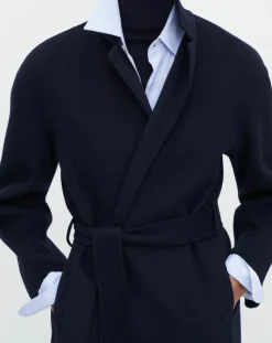 Alexa coat in wool and cashmere