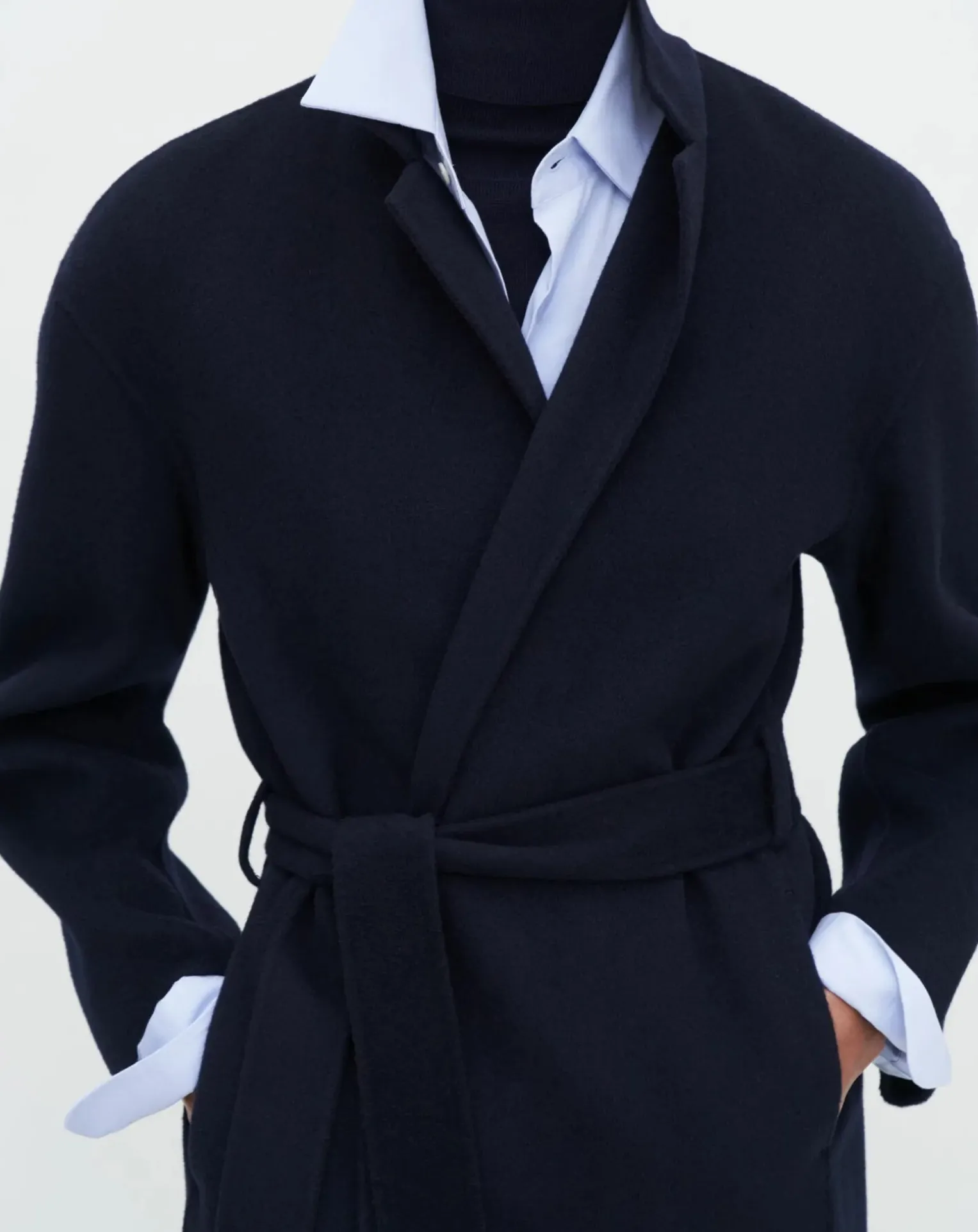 Alexa coat in wool and cashmere