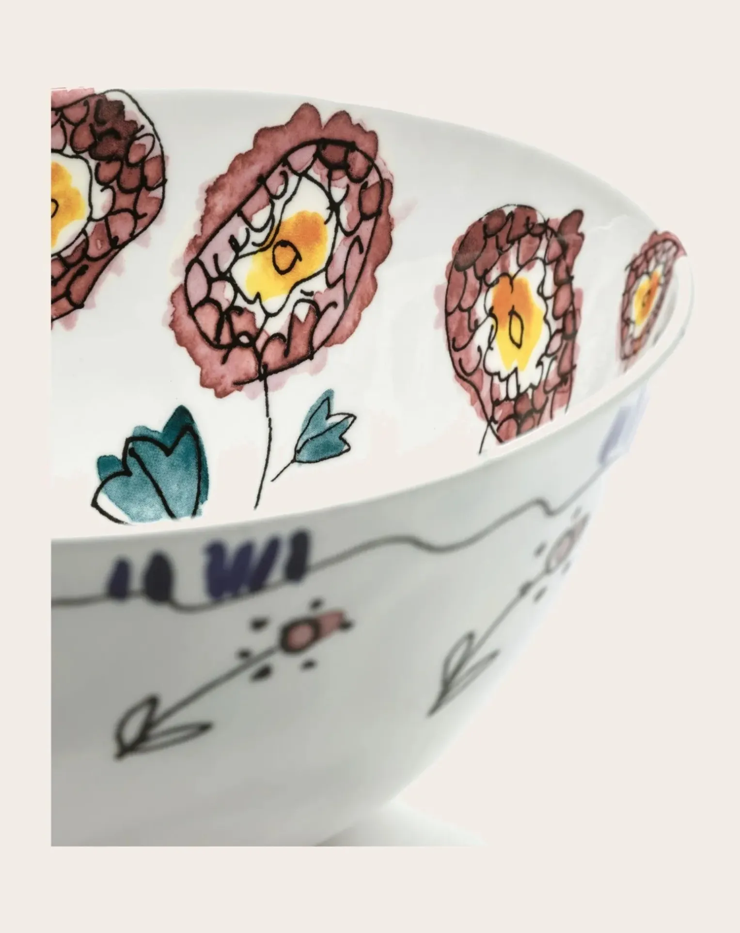 Anemone salad bowl, Serax for Marni