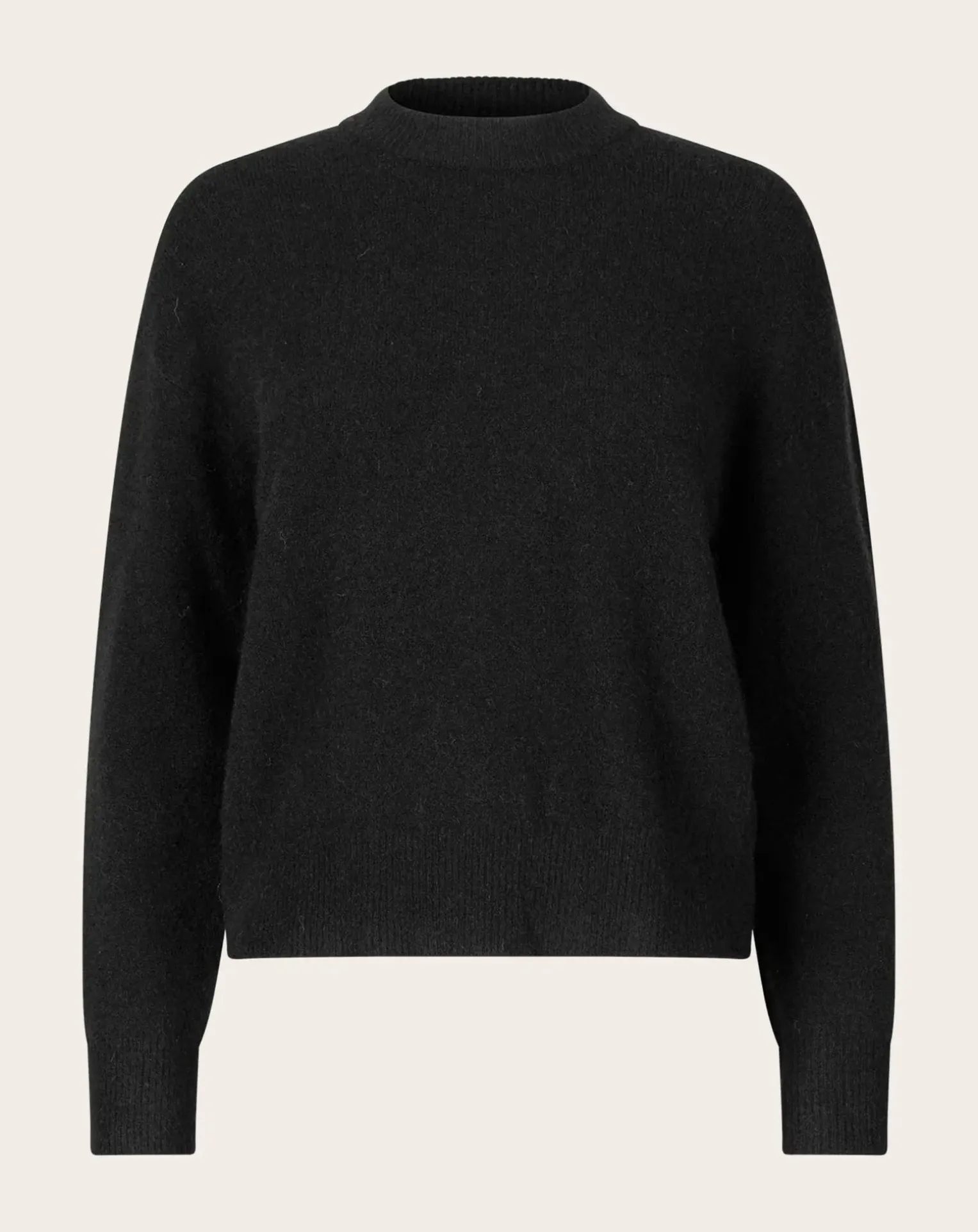 Anour round-neck sweater in wool and alpaca