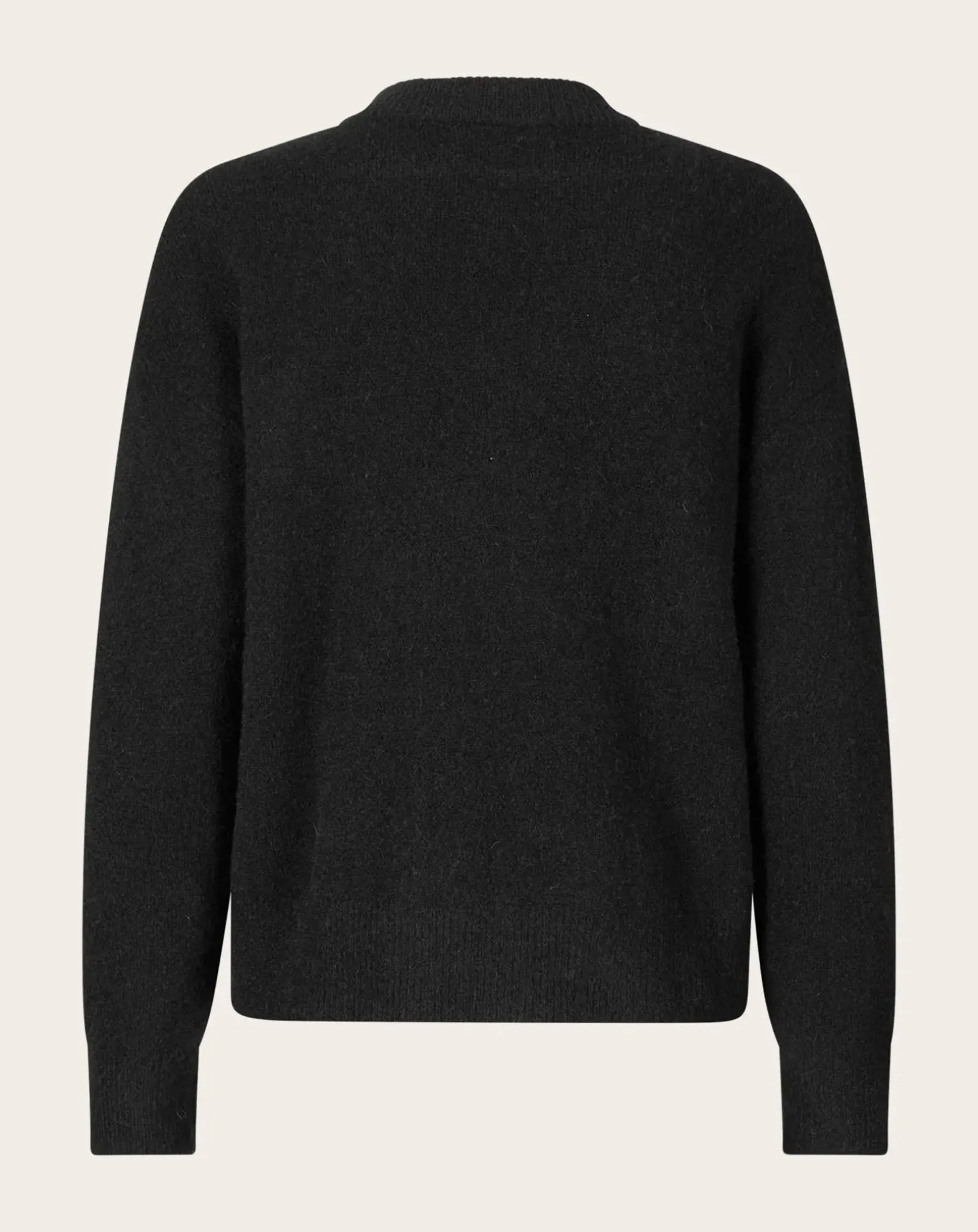 Anour round-neck sweater in wool and alpaca