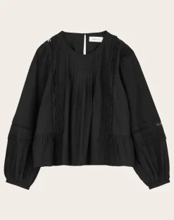 Blouse Leaf Buttoned Organic Cotton