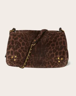 Bobi Velvet Leopard Bag
