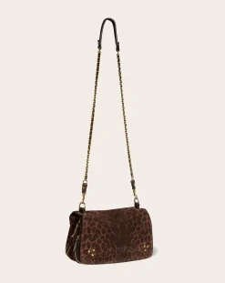 Bobi Velvet Leopard Bag