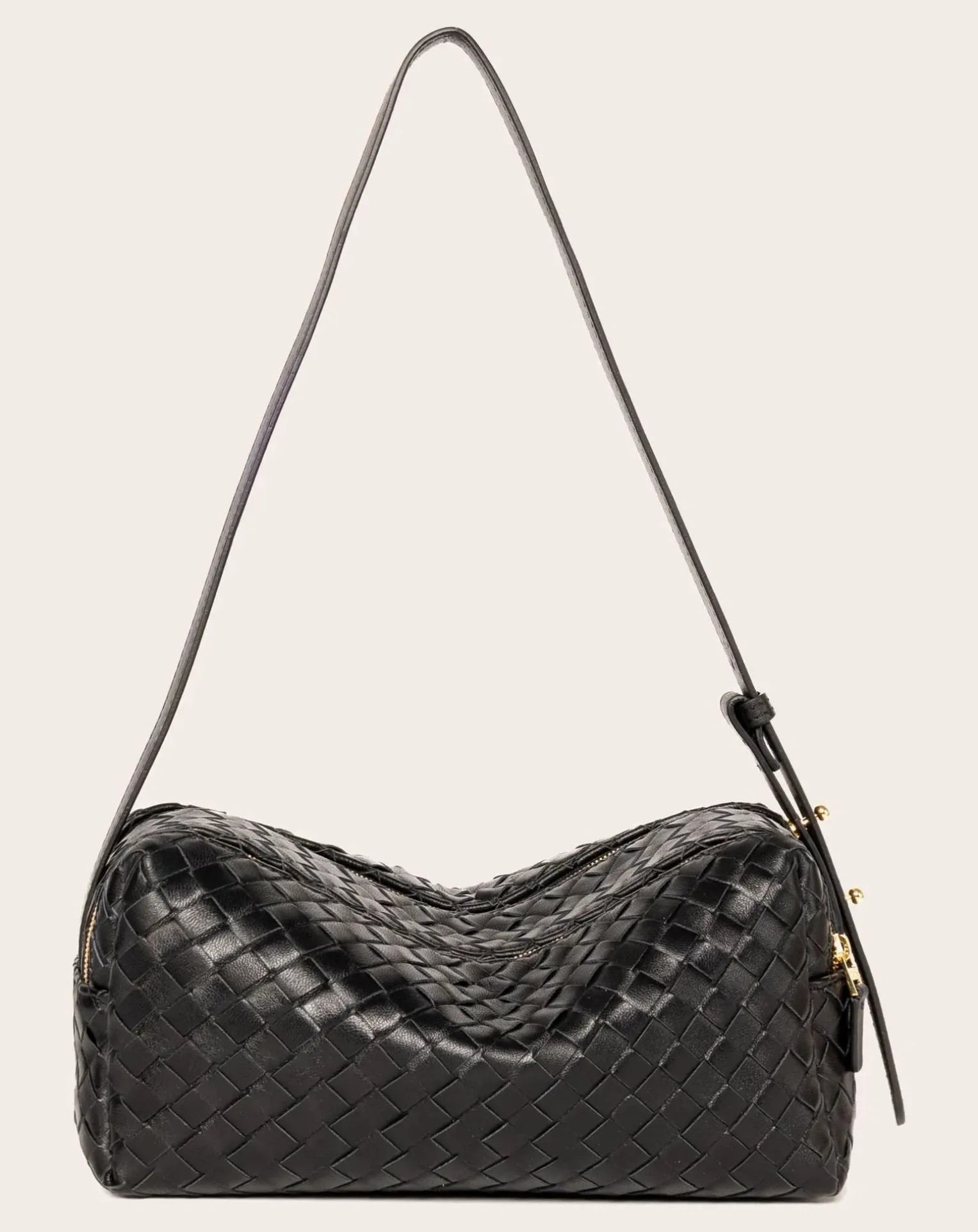 Braided Leather Pencil Bag