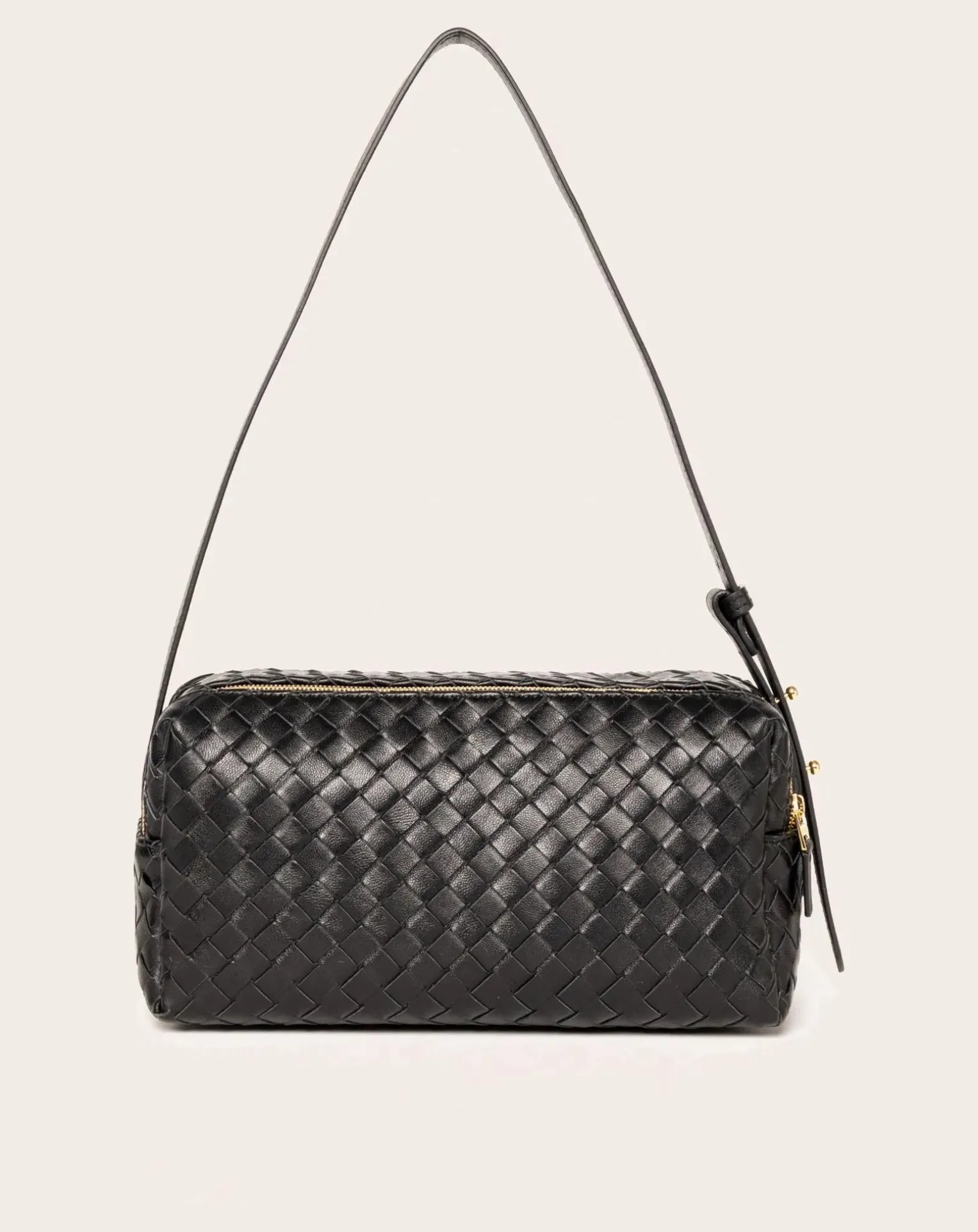 Braided Leather Pencil Bag