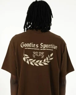 Caesar brown T-shirt in organic cotton