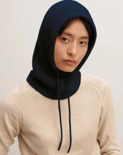 Cashmere cord balaclava