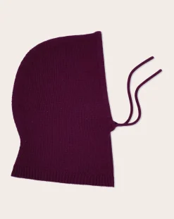 Cashmere cord balaclava