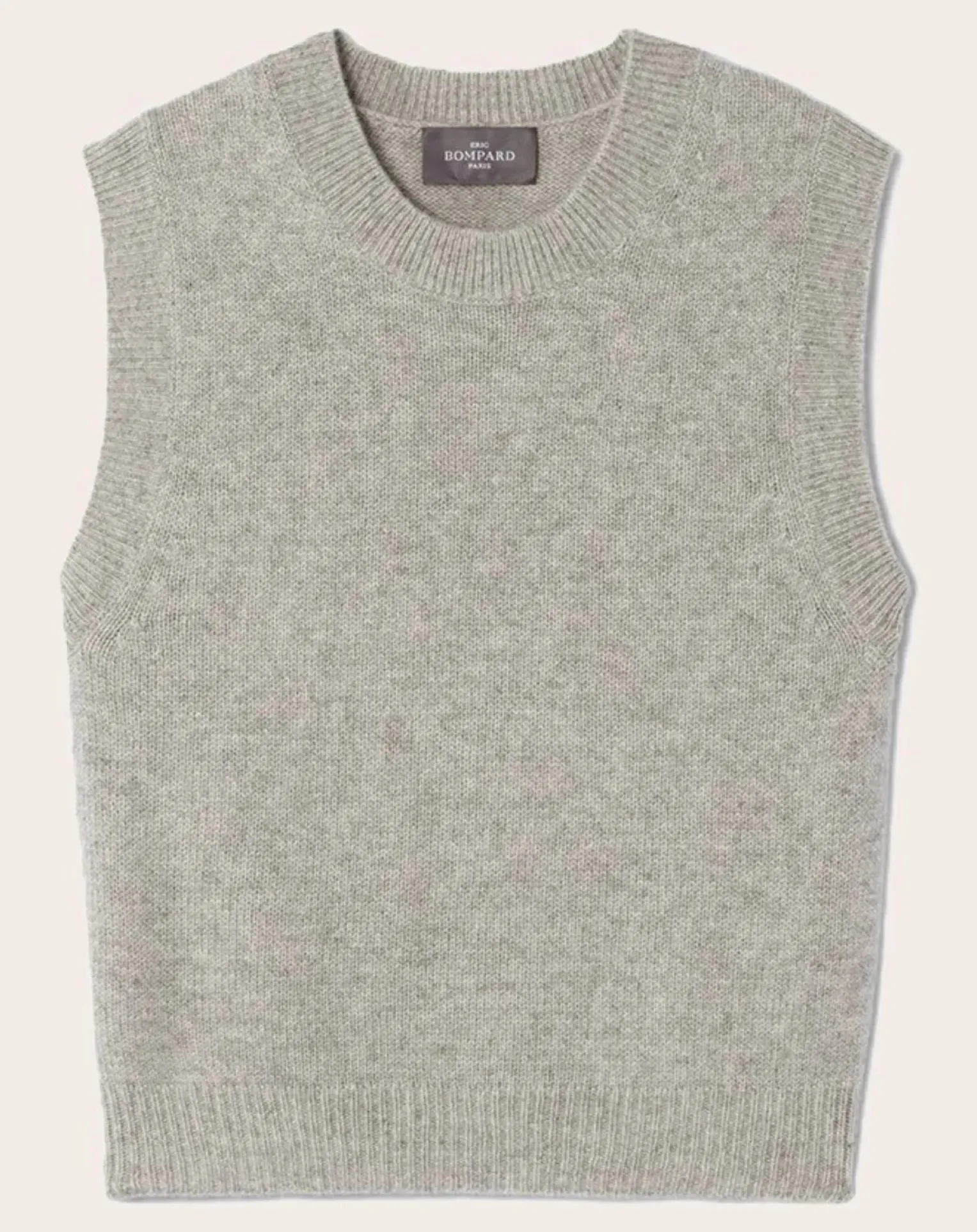 Cashmere Sleeveless Round Neck Sweater