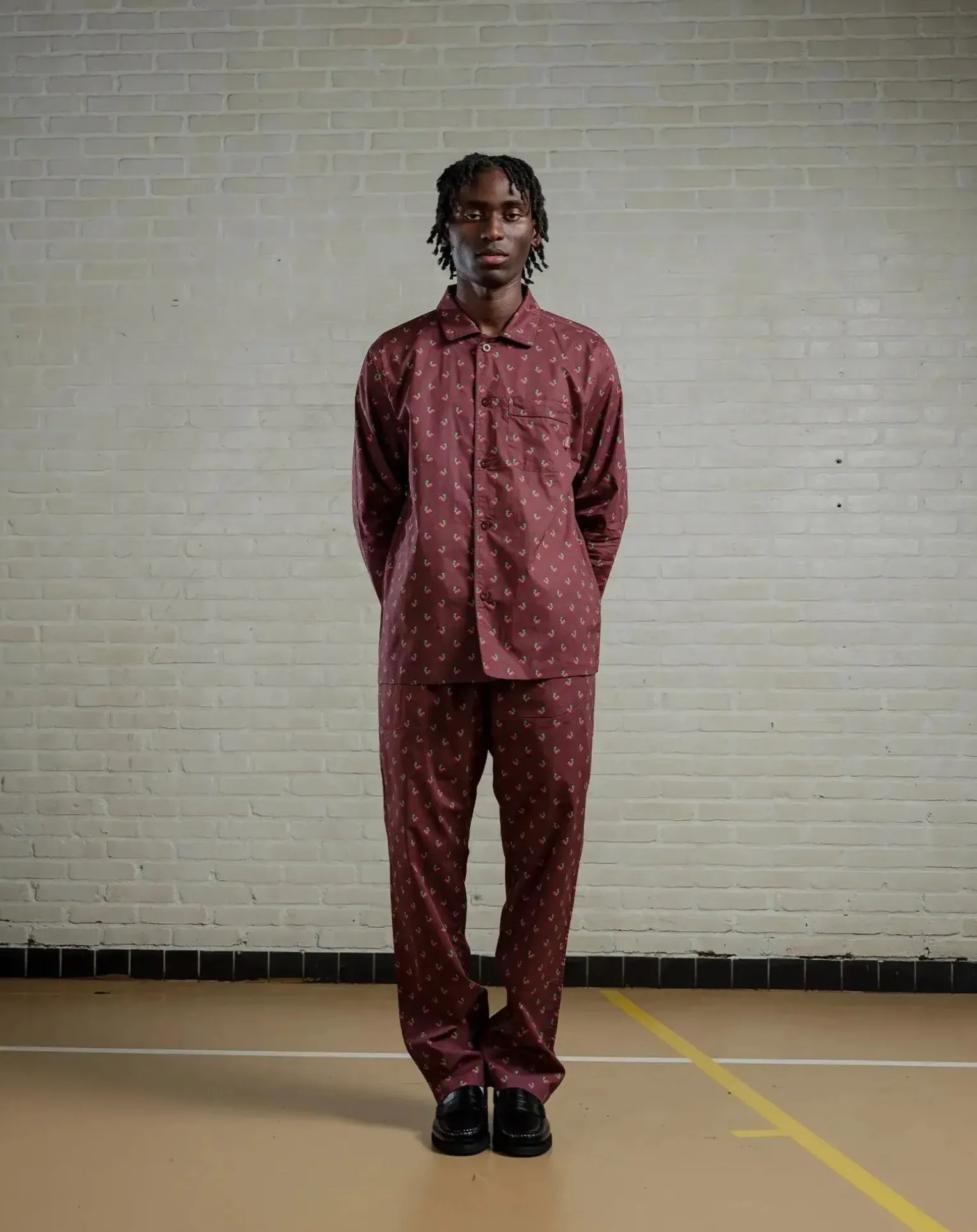 Cherry Organic Cotton Pyjama Shirt