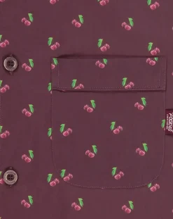 Cherry Organic Cotton Pyjama Shirt