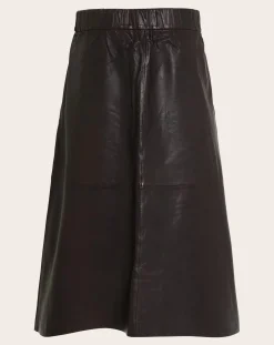 Claude Leather skirt