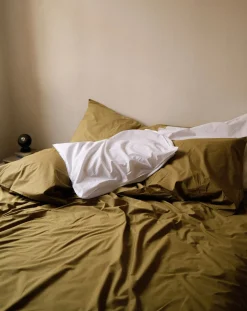 Comforter cover in organic percale