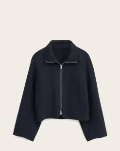 Dafina lightweight jacket in wool and cashmere