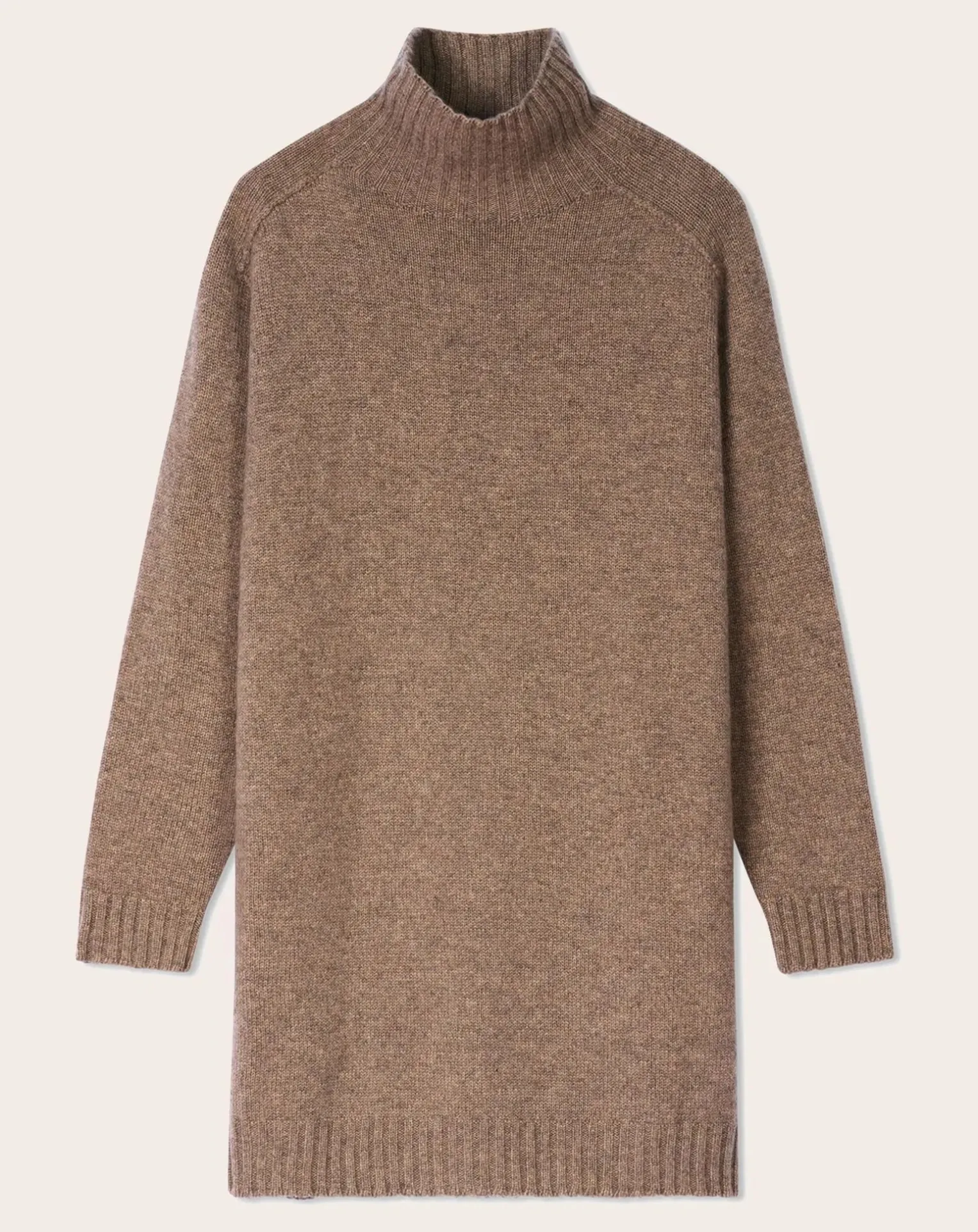 Dress High Neck Ample Sleeves Hammer Cashmere