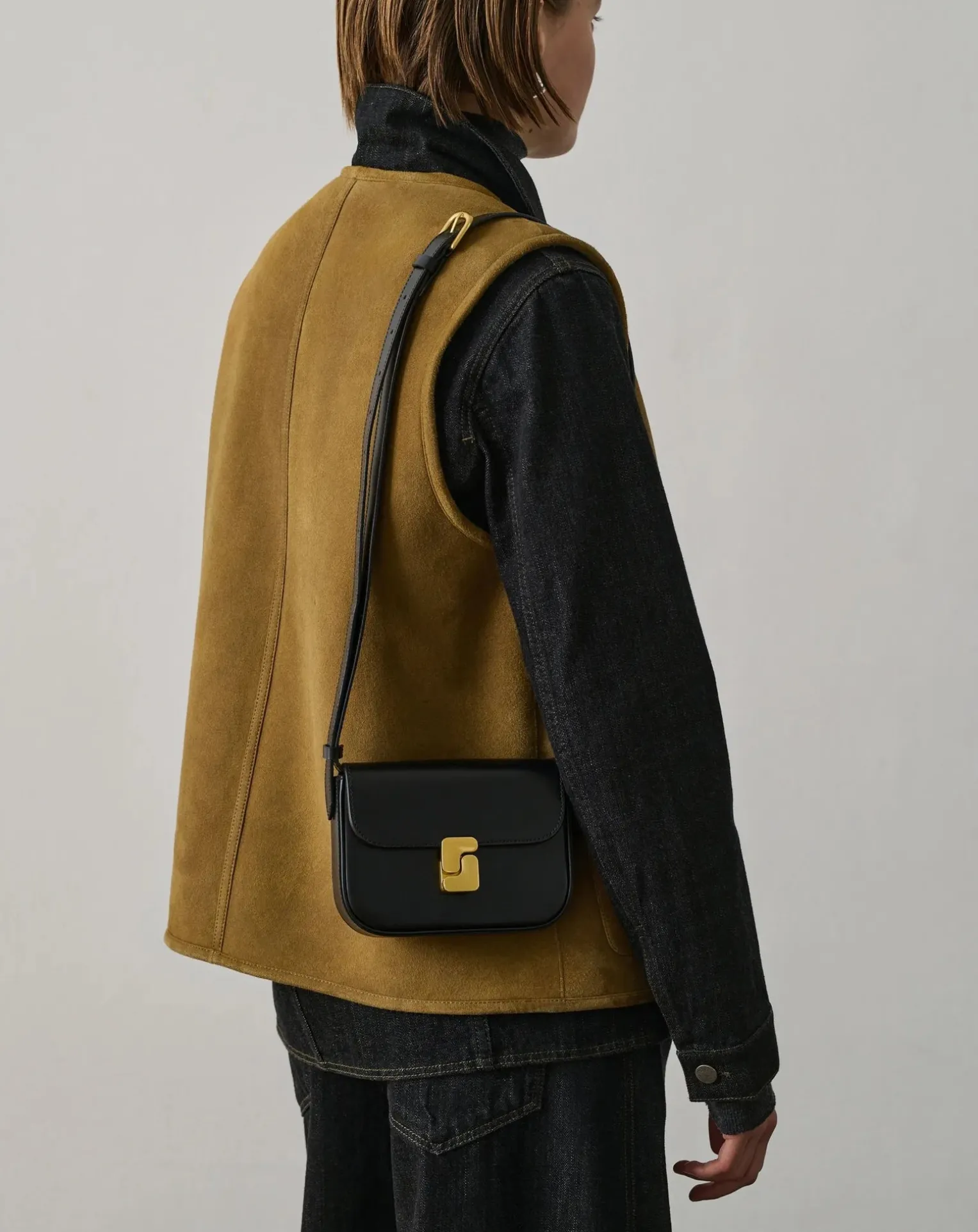 Duomo Leather Sleeveless Jacket