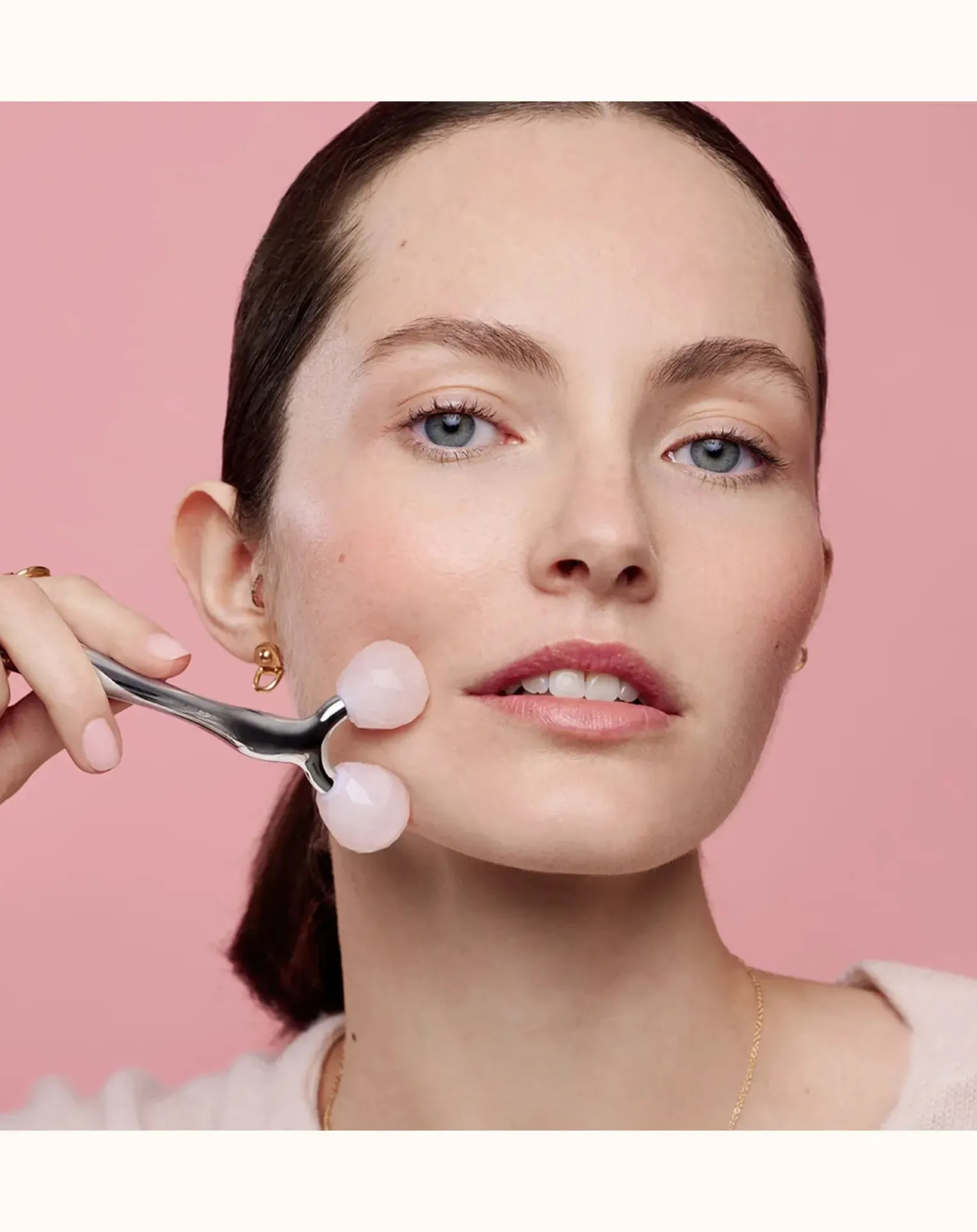 DuoRoller Face in Rose Quartz