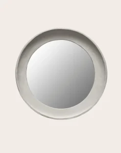 Earth papier-mâché mirror, Marie Michielssen