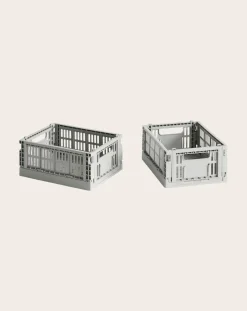 Foldable crates - Set of 2