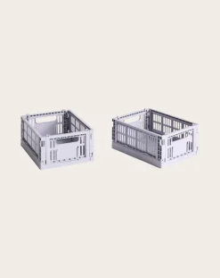 Foldable crates - Set of 2