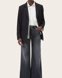 Glow Up flare jeans in cotton