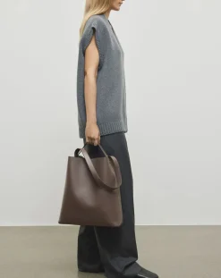 Handbag Grained leather bag