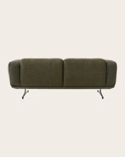 Inland AV22 2-Seater Sofa, Black Base