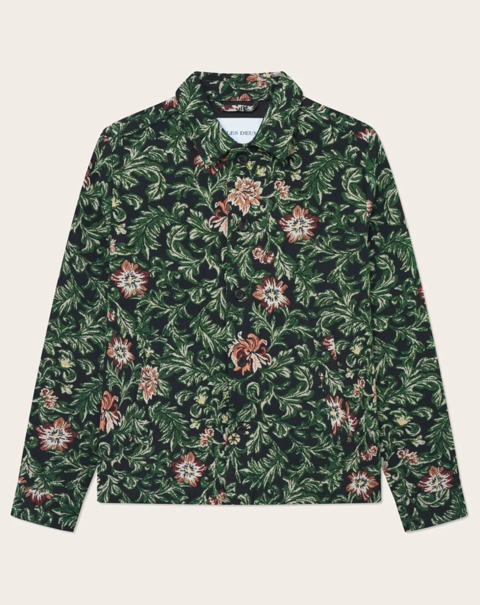 Jaiden Flower Jacquard Overshirt