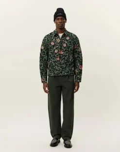 Jaiden Flower Jacquard Overshirt