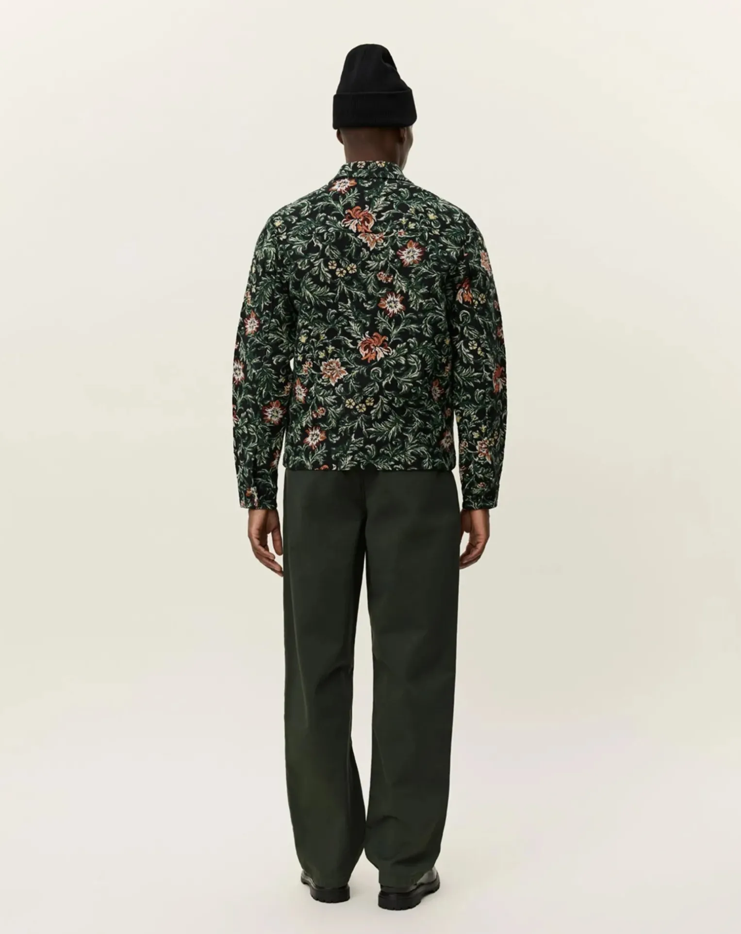 Jaiden Flower Jacquard Overshirt
