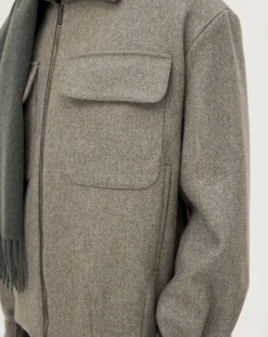 Kinsale Green stone Wool jacket