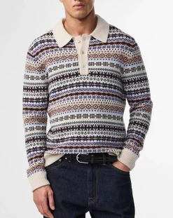 Long-sleeve polo shirt Robbie 60004 Wool