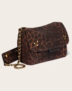 Lulu S Bag Velvet Leopard crust