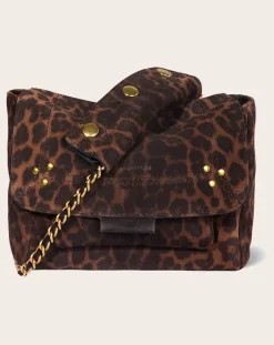 Lulu S Bag Velvet Leopard crust