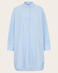 Lydie Striped Shirt Dress