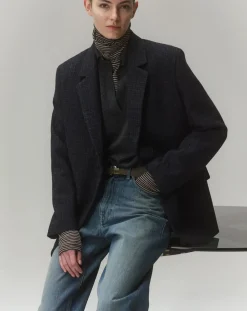 Merino wool and cashmere sweater