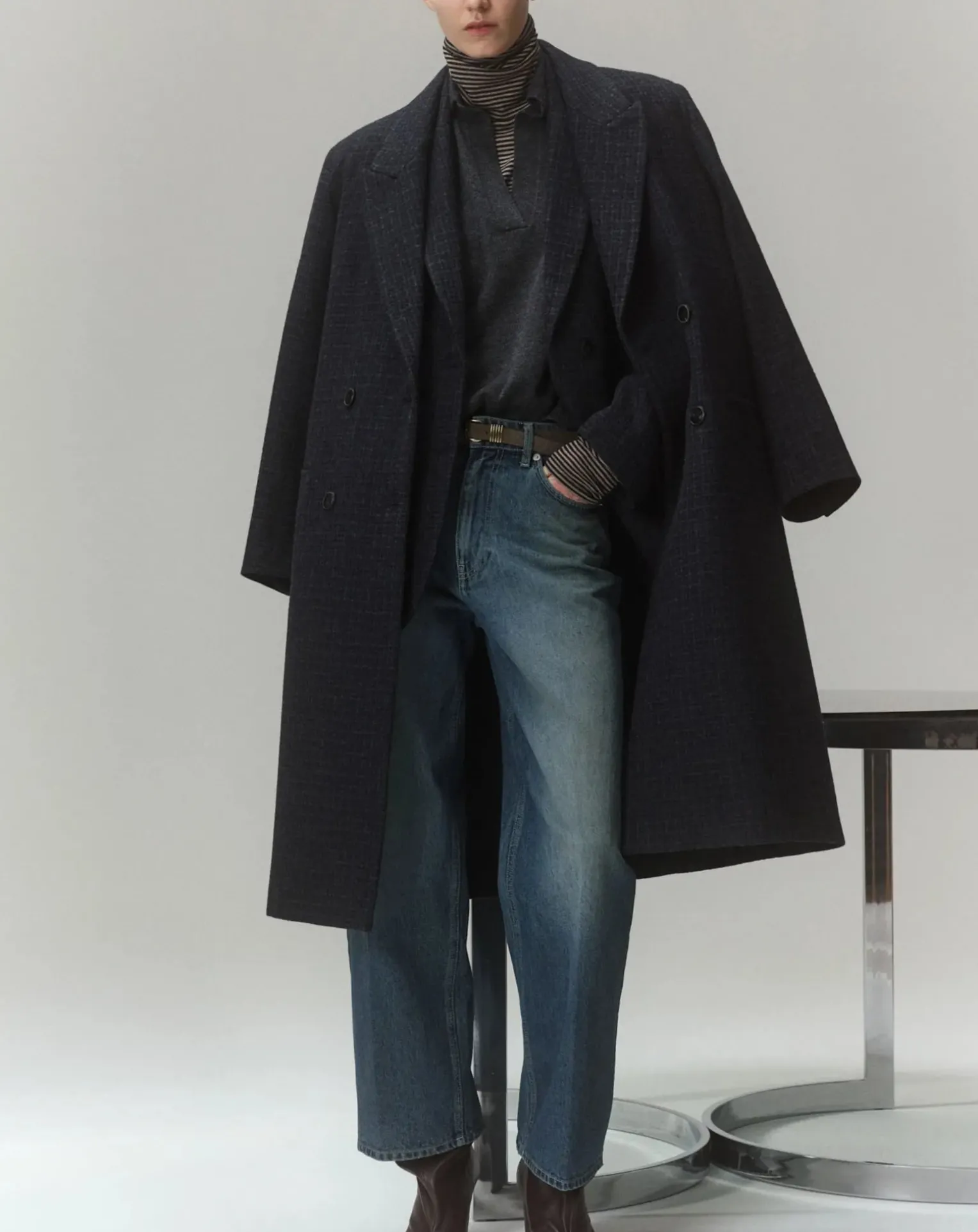 Merino wool and cashmere sweater