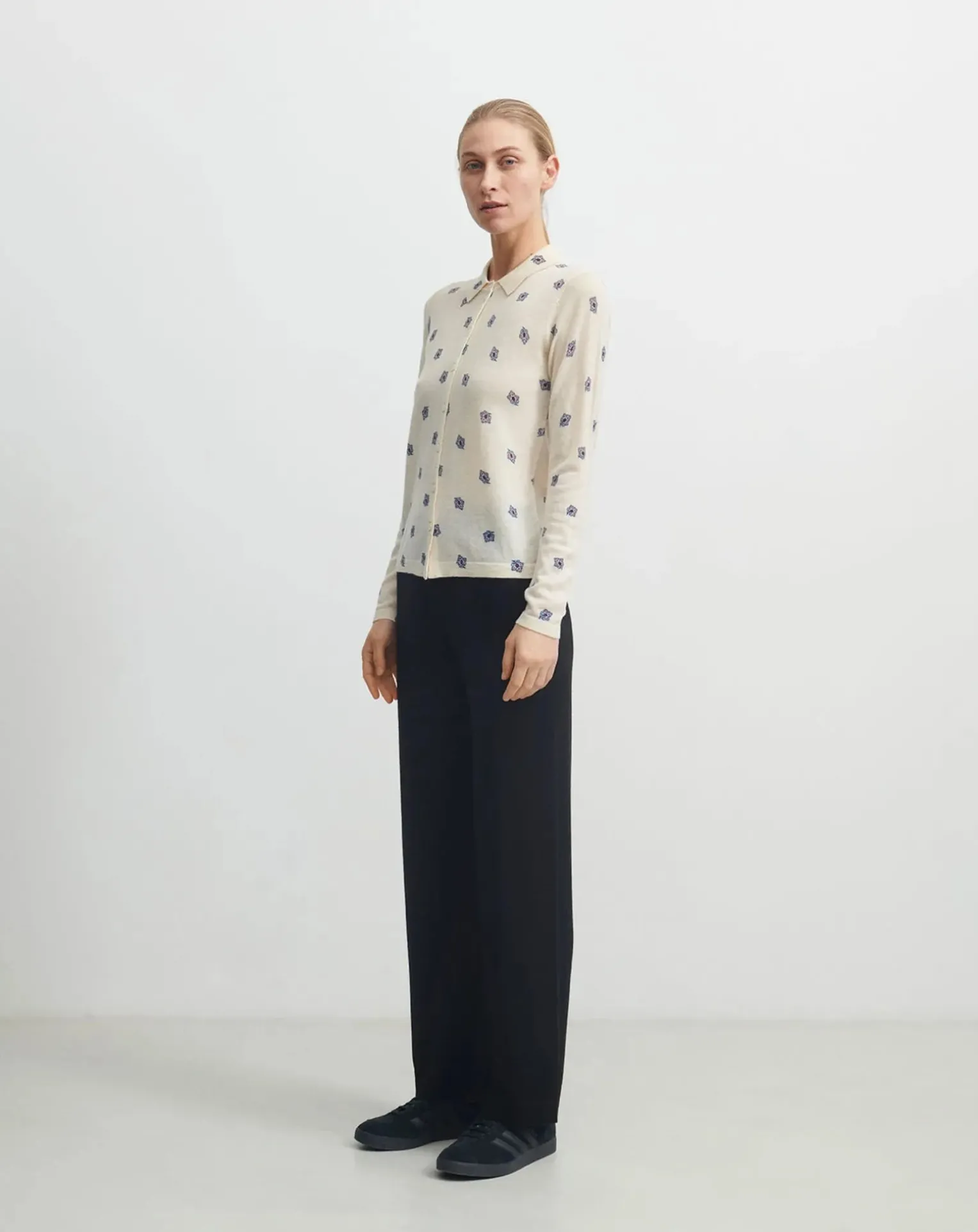 Merino Wool Trousers - Women's Collection