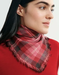 Mini Carré Tartan Cashmere Scarf