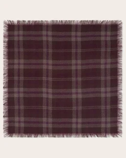 Mini Carré Tartan Cashmere Scarf
