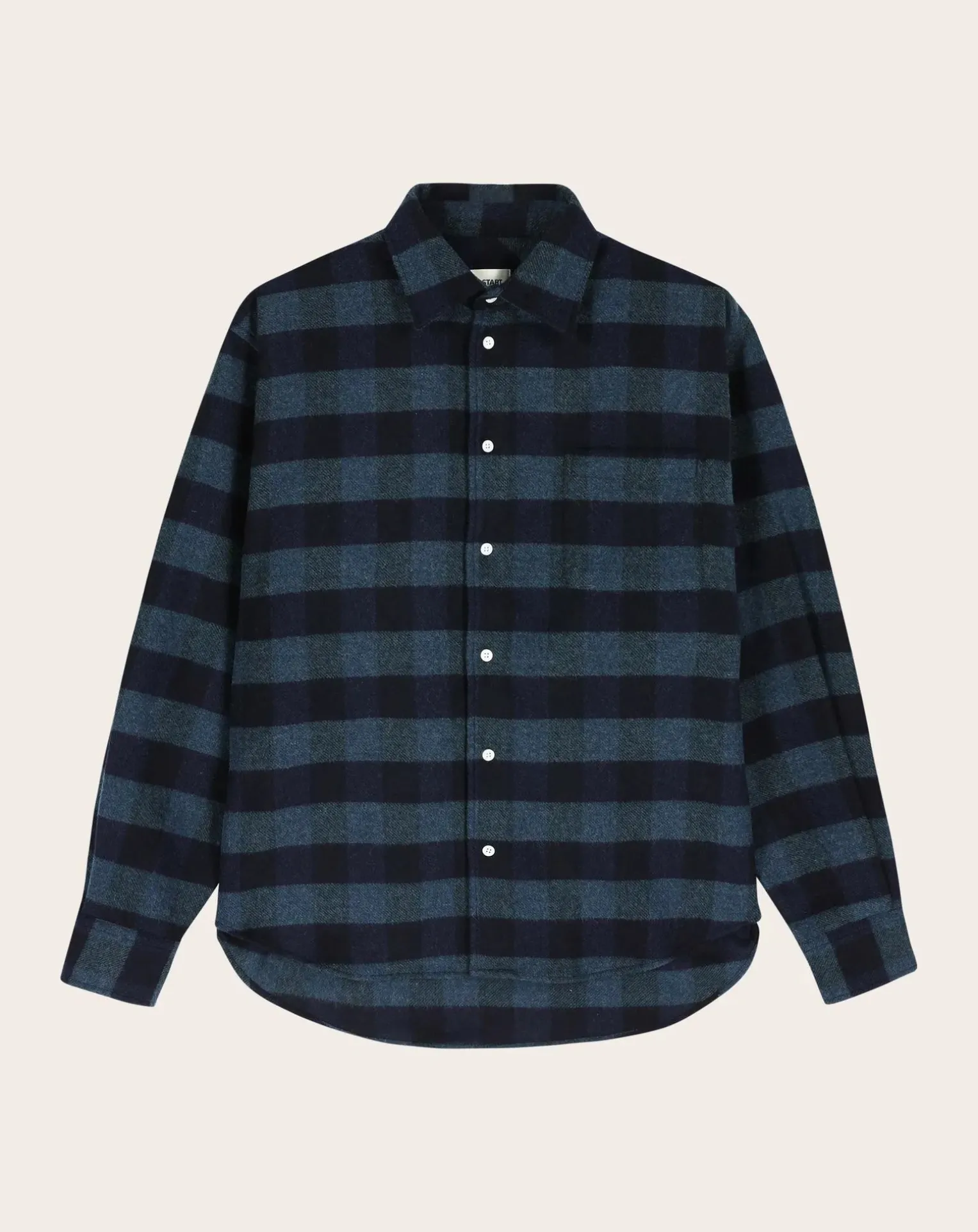 North Point C wool plaid overshirt