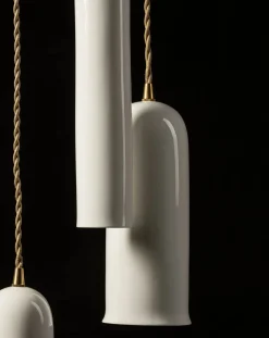 Olympia N°4 porcelain hanging lamp, Anita Le Grelle
