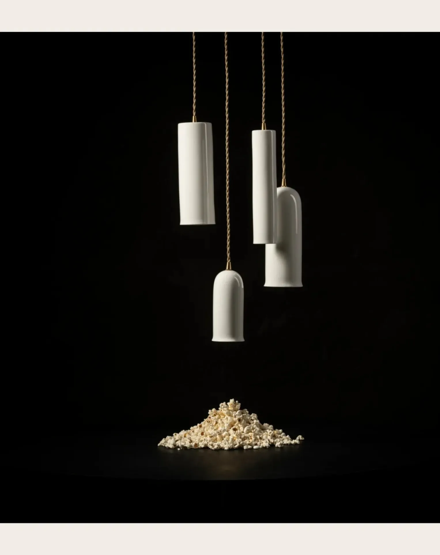 Olympia N°2 porcelain hanging lamp, Anita Le Grelle