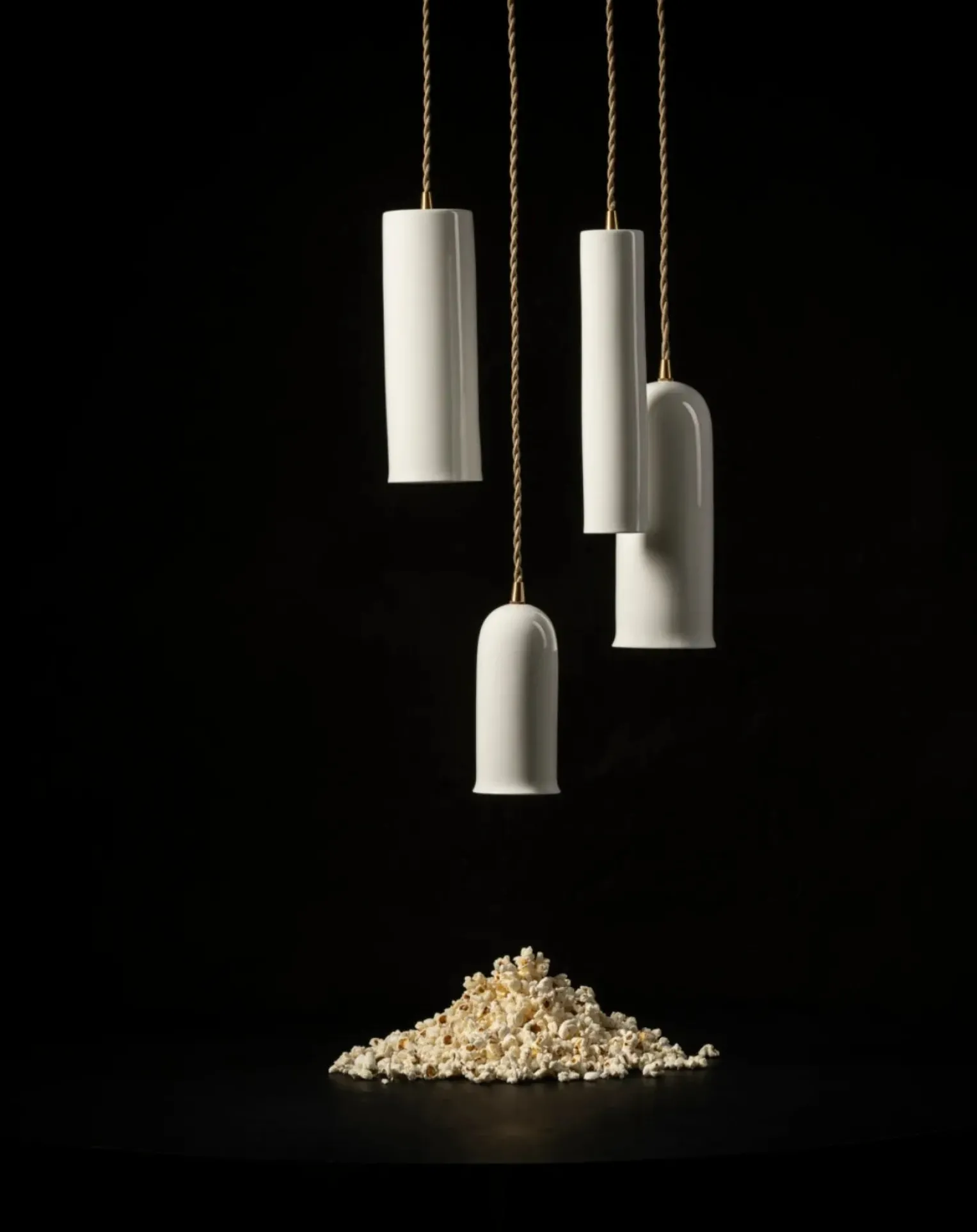 Olympia N°3 porcelain hanging lamp, Anita Le Grelle