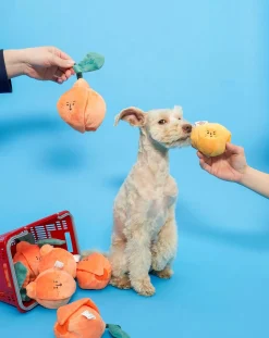 Orange digging toy