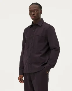 Ottawa Dark grey organic cotton overshirt