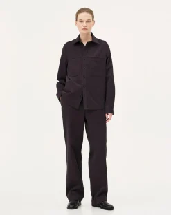 Ottawa Dark grey organic cotton overshirt