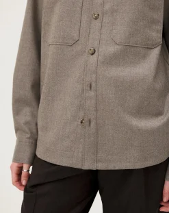 Ottawa Mushroom Virgin Wool Overshirt