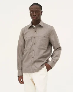 Ottawa Mushroom Virgin Wool Overshirt